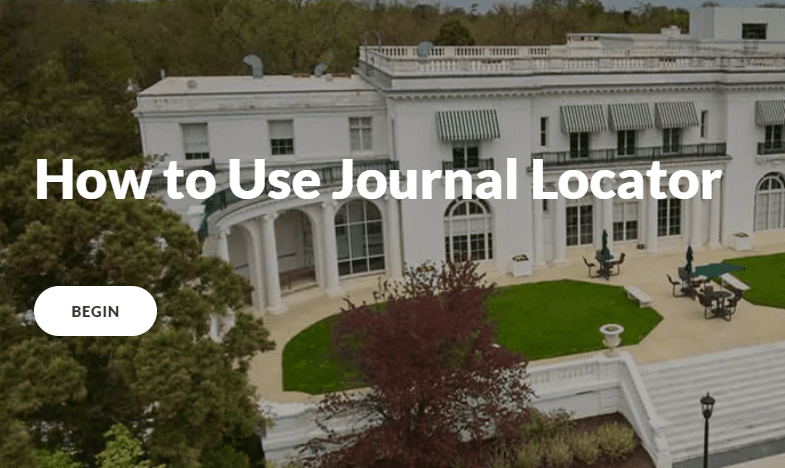 How to use a journal locator