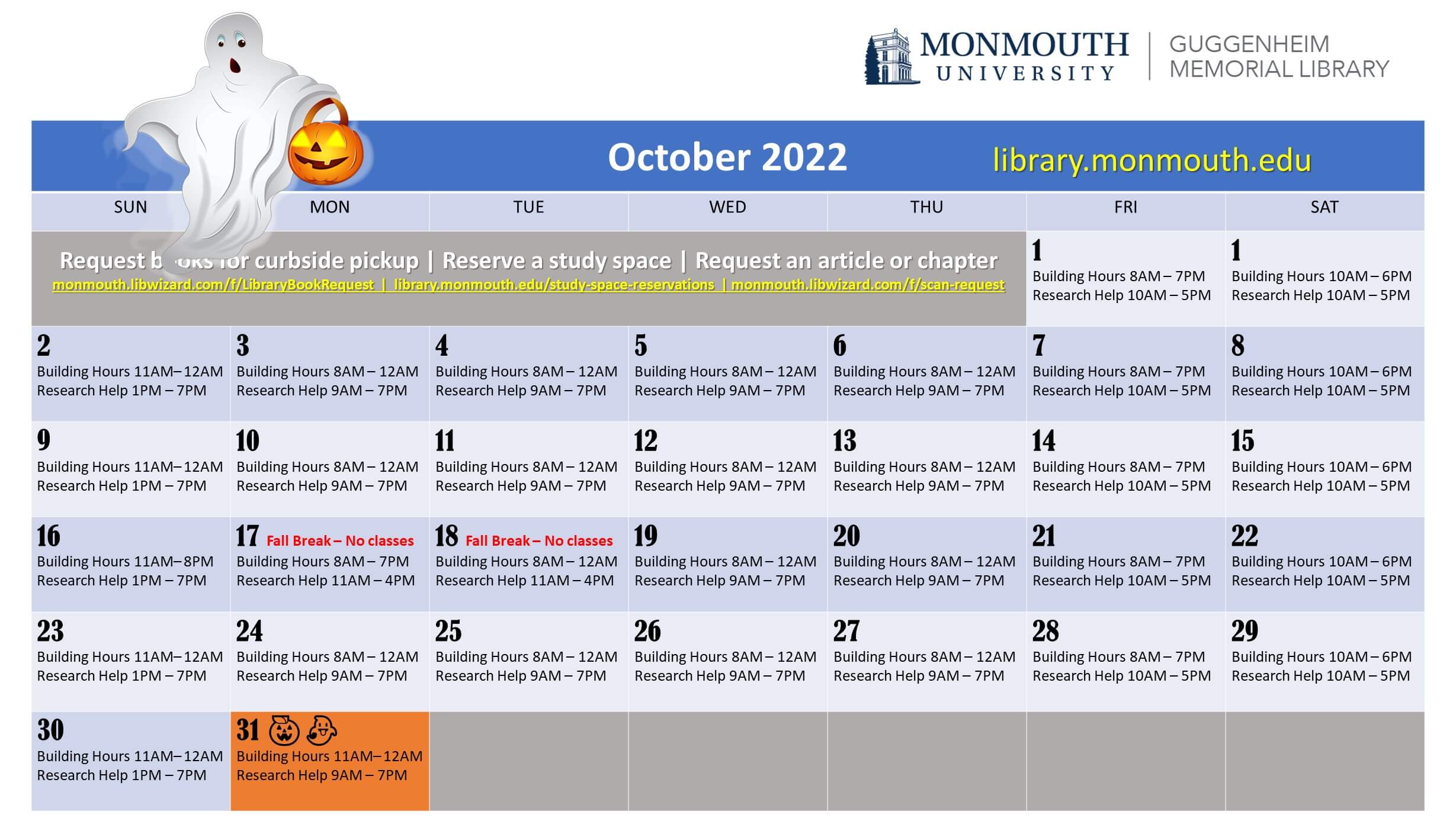 Guggenheim Memorial Library | Monmouth University